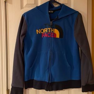 North Face Boys Large 14/16 zip up hoodie